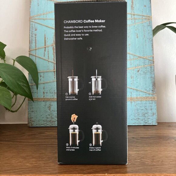 New BODUM Chambord French Press 8 Cup Coffee Maker 34 Ounces 1928-16US4 - Picture 5 of 7